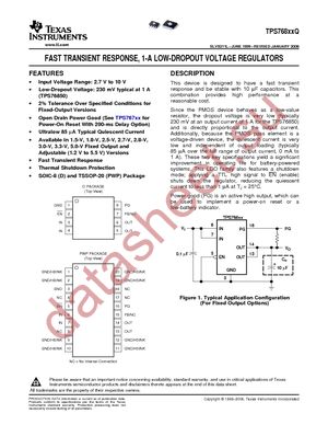 TPS76818QPWP datasheet  